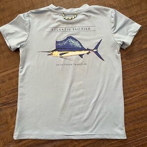 Prodoh Boys 4t Atlantic Sailfish Short Sleeve Performance Shirt